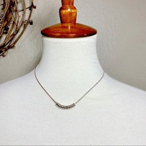 Silpada collar length silver necklace